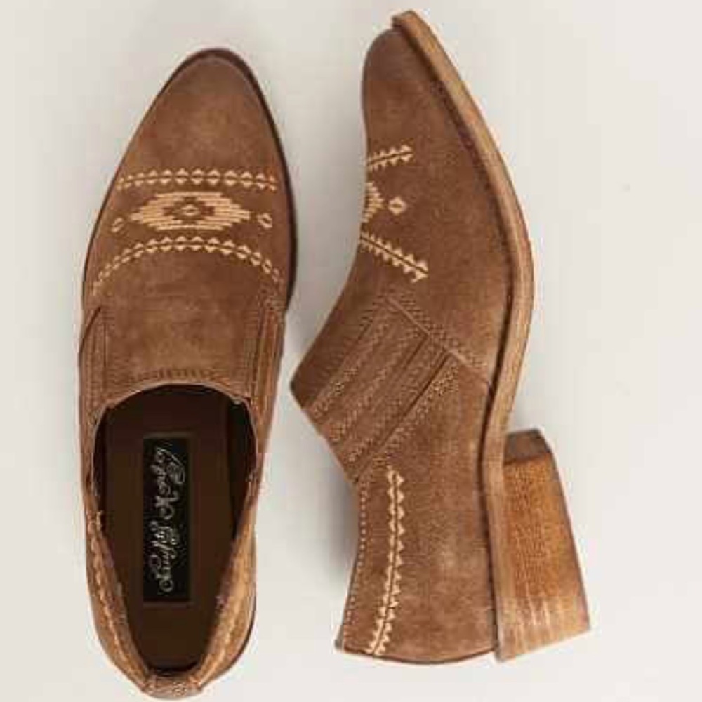 Naughty Monkey Taupe Suede Booties- New in Box